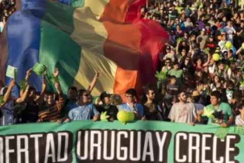 Imagem de apoio ao texto sobre a legalização da maconha no Uruguai